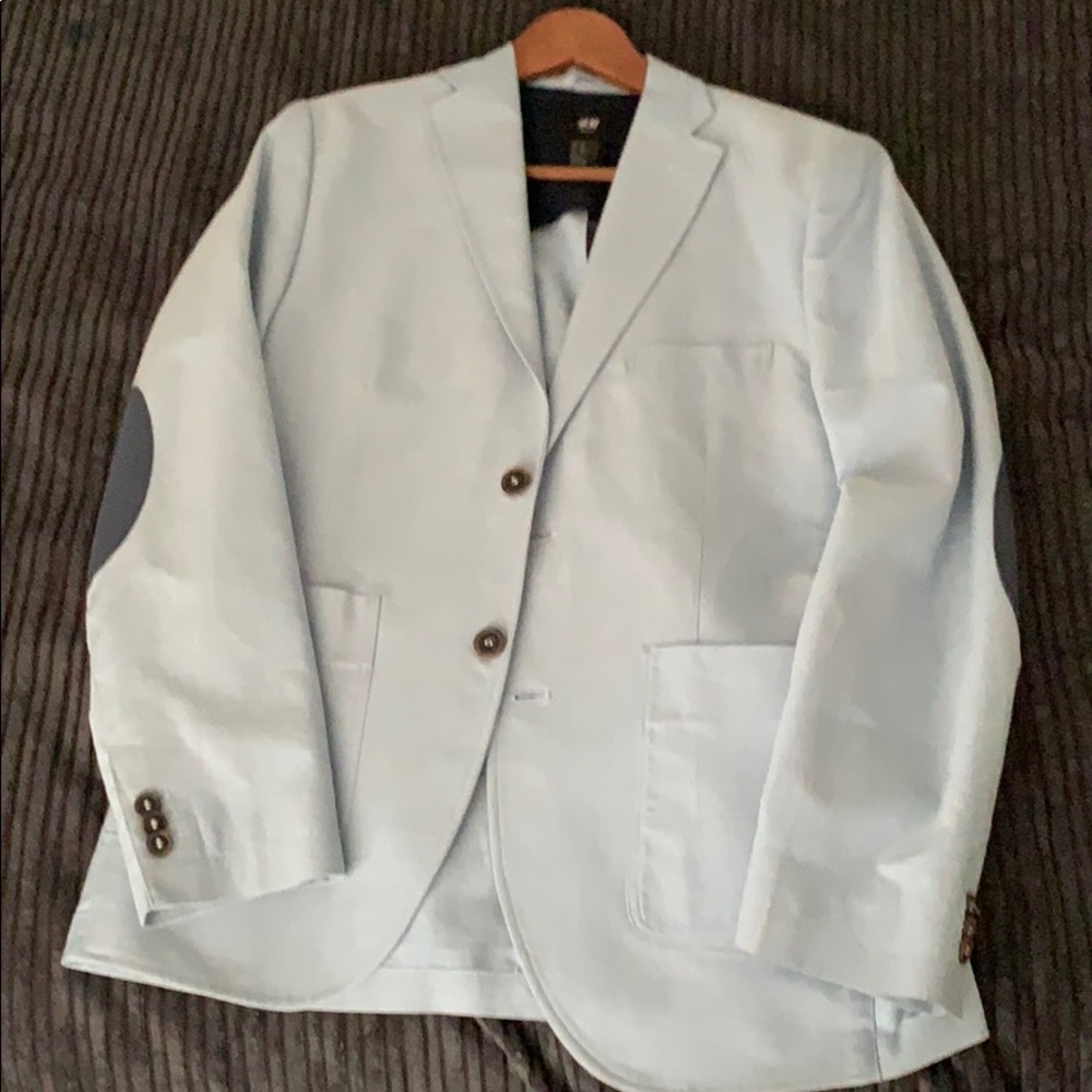 H&M sky blue blazer
